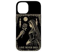 Squelette Gothique Romance Occulte Lune Sombre Vintage Coque pour iPhone 14