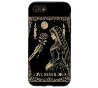 Squelette Gothique Romance Occulte Lune Sombre Vintage Coque pour iPhone SE (2020) / 7/8