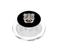Squelette Grossesse Annonce Jumeaux X-Ray Enceinte Halloween PopSockets PopGrip pour MagSafe
