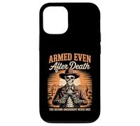 Squelette Gun Droits Liberty Lives Forever Día de Los Muertos Coque pour iPhone 12/12 Pro