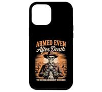 Squelette Gun Droits Liberty Lives Forever Día de Los Muertos Coque pour iPhone 12 Pro Max