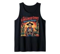 Squelette Gunslinger Honor The American West Débardeur