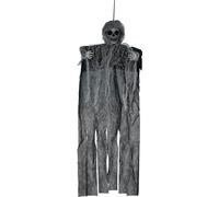 Squelette Halloween Décoration Tunique effrayante Suspendue Figure de fantôme Effrayant Fantôme Décoration Horreur Intérieur Statique, Couleur : Gris