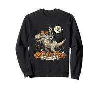 Squelette Halloween équitation Momie Dinosaure Citrouille Sweatshirt