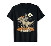 Squelette Halloween équitation Momie Dinosaure Citrouille T-Shirt