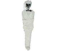 Squelette Halloween Momie Décoration à suspendre Ambiance fantomatique Scène de cimetière Accessoire effrayant Fête hantée Ambiance effrayante Idée de décoration Effroi, couleur : Beige