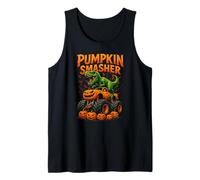 Squelette Halloween Monster Truck Dinosaure Citrouille Smasher Débardeur