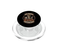 Squelette Halloween Nobody Asked Your Opinion Funny Halloween PopSockets PopGrip pour MagSafe