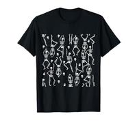 squelette halloween os macabre sinistre crâne sinistre rampant T-Shirt