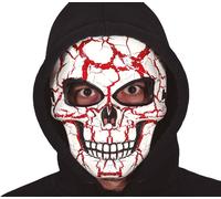 Squelette Horreur Masque Halloween sinistre crâne déguisement figure d'horreur, couleur : blanc