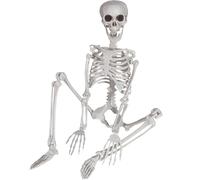 Squelette humain articulé de 0,9 m - Décoration pour fête d'Halloween - Fournitures de maison hantée (1 pièce)
