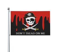 Squelette Humain Pirate, Ne Me Marchez Pas Dessus Drapeaux De Maison 90X150Cm Résistant Aux Intempéries Drapeau Maison Avec Œillets Bannière De Jardin Pour Porte Accessoires Plage