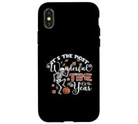 Squelette It's The Most Wonderful Time of The Year Halloween Coque pour iPhone X/XS
