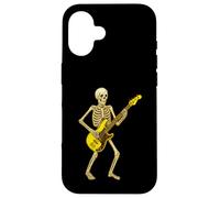 Squelette Jouant de la Guitare électrique - Groupe de guitaristes Rock Metal Coque pour iPhone 16