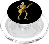 Squelette Jouant de la Guitare électrique - Groupe de guitaristes Rock Metal PopSockets PopGrip pour MagSafe