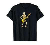 Squelette Jouant de la Guitare électrique - Groupe de guitaristes Rock Metal T-Shirt
