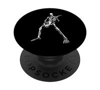 Squelette Jouant de la Guitare électrique Solo Halloween Rock Music PopSockets PopGrip Adhésif