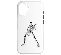 Squelette Jouant de la Guitare électrique Solo - Musique Rock d'halloween Coque pour iPhone 16