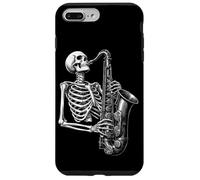 Squelette Jouant du Musicien de Jazz Saxophone Coque pour iPhone 7 Plus/8 Plus