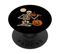 Squelette Jouant du Violon PopSockets PopGrip Adhésif