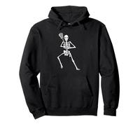 Squelette Lacrosse Amusant Halloween Party Sport Player Coach Sweat à Capuche