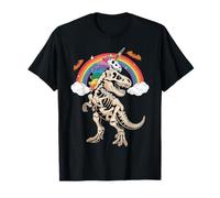 Squelette Licorne équitation Dinosaure T Rex Halloween garçon Fille T-Shirt