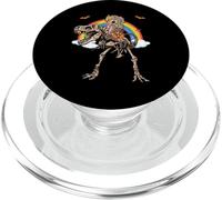 Squelette licorne équitation dinosaure T Rex Halloween PopSockets PopGrip pour MagSafe