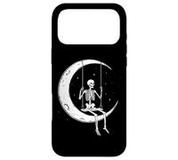 Squelette Lune Balançoire Galaxie Étoiles Coque pour iPhone 17 Pro Max