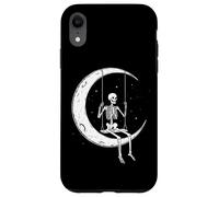 Squelette Lune Balançoire Galaxie Étoiles Coque pour iPhone XR