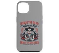 Squelette mexicain vintage Dia de los Muertos Coque pour iPhone 13