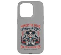 Squelette mexicain vintage Dia de los Muertos Coque pour iPhone 15 Pro