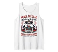 Squelette mexicain vintage Dia de los Muertos Débardeur