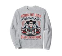 Squelette mexicain vintage Dia de los Muertos Sweatshirt