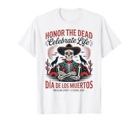 Squelette mexicain vintage Dia de los Muertos T-Shirt