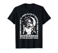 Squelette Mom Coffee Lover I Rock It Motherhood Mother's Day T-Shirt