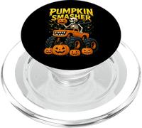 Squelette Monster Truck Halloween Citrouille Smasher Garçons Filles PopSockets PopGrip pour MagSafe
