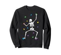 Squelette Murs d'escalade Boulder Bouldering Boulderer Sweatshirt
