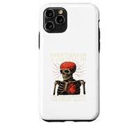 Squelette Overthinker - Brûlant Le Cerveau battant Le cœur Coque pour iPhone 11 Pro