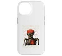 Squelette Overthinker - Brûlant Le Cerveau battant Le cœur Coque pour iPhone 14