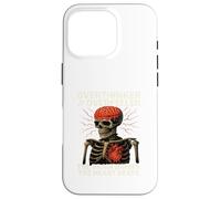 Squelette Overthinker - Brûlant Le Cerveau battant Le cœur Coque pour iPhone 16 Pro