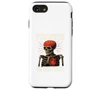 Squelette Overthinker - Brûlant Le Cerveau battant Le cœur Coque pour iPhone SE (2020) / 7/8