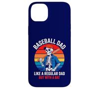 Squelette papa de baseball avec batte drom Coque pour iPhone 14 Plus