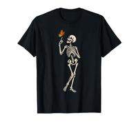 Squelette Papillon Halloween Drole Mignon Vintage T-Shirt