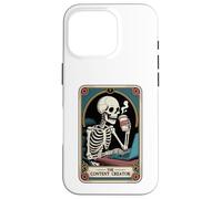 Squelette Podcaster Tarot Card Creative The Content Creator Coque pour iPhone 16 Pro