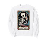 Squelette Podcaster Tarot Card Creative The Content Creator Sweatshirt