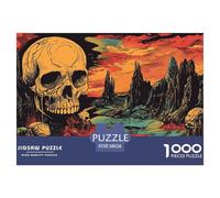 Squelette Puzzle 1000 Pièces Vallées et rivières Puzzles Difficile Et Stimulant Décoration Murale De La Maison en Carton 100% Recyclé Cadeaux pour Femmes, Cadeaux pour Hommes 38x26cm/1000pcs