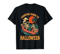 Squelette rétro Amusant pour Halloween T-Shirt