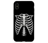 Squelette Ribcage Anatomie Vieilli Halloween Coque pour iPhone XS Max