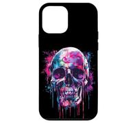 Squelette Tête de Mort Biker Rocker Crâne Punk Rock Coque pour iPhone 12 mini