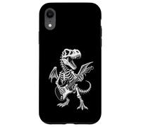 Squelette Trex Guitare électrique Dinosaure Halloween Garçons Filles Coque pour iPhone XR